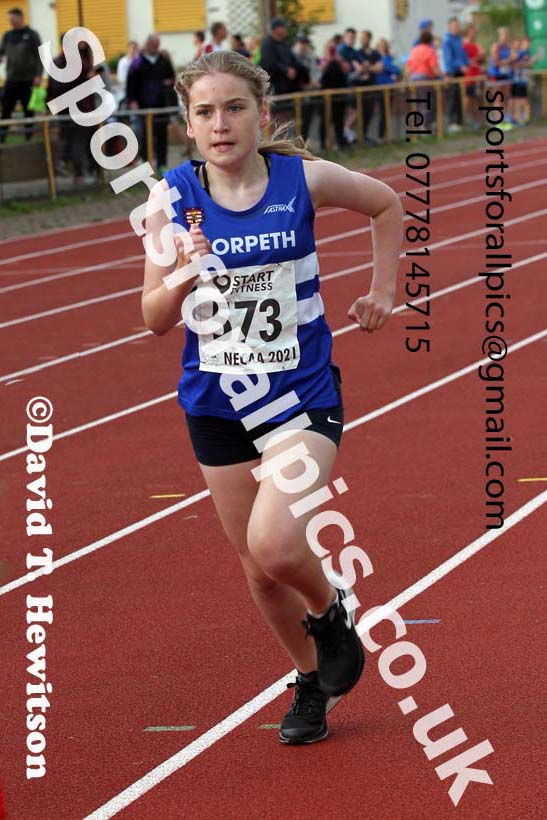 800 metres, 2021 North East Grand Prix 6, Monkton, Wednesday, August 4th. Photo: David T. Hewitson/Sports for All Pics